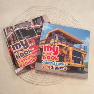 Rescue Vehicles and Dump trucks and Diggers Books